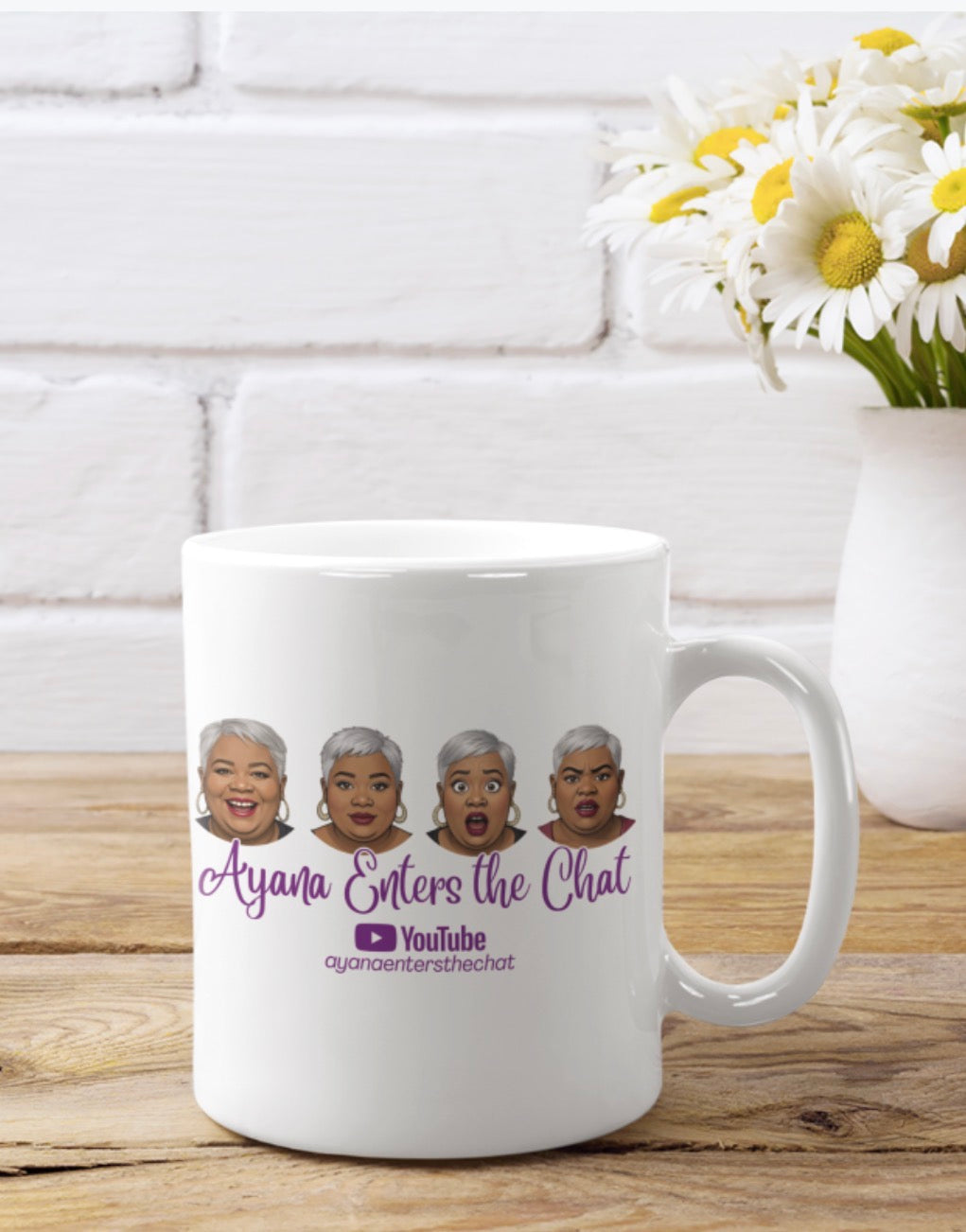 Ayana Enters the Chat Branded Mug