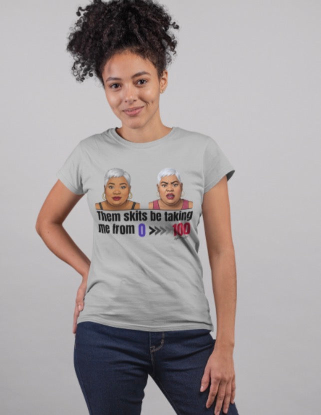 Zero to 100 Ayana Emoji T-shirt